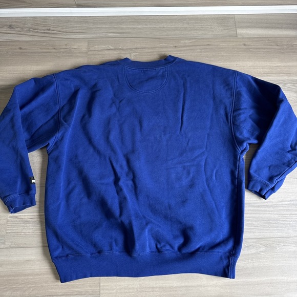 Vintage 90s Puma Mens 2XL CHICAGO CUBS WRIGLEY FIELD MLB BASEBALL SWEATSHIRT - Picture 9 of 9